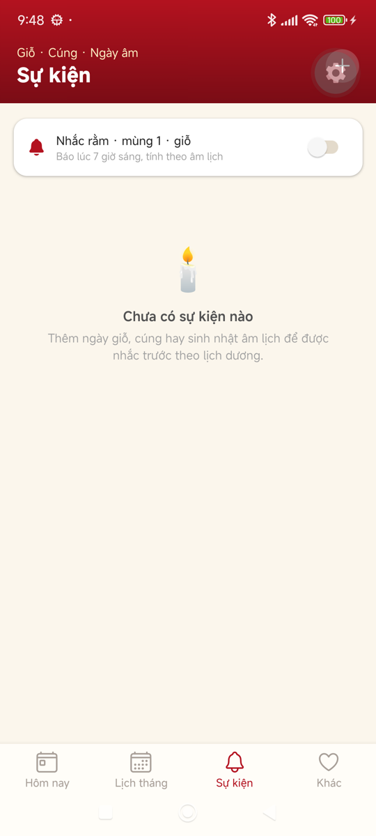 Lịch An — sự kiện giỗ, cúng theo âm lịch